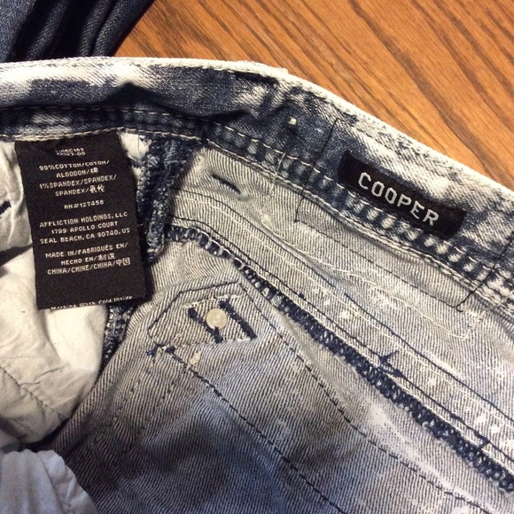 Affliction Cooper jean 32x32 - Picture 4 of 4